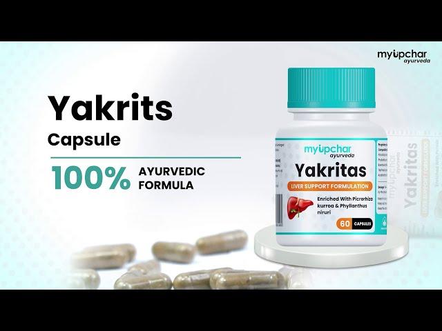 myUpchar Yakritas Capsule For Fatty Liver & Liver Detox