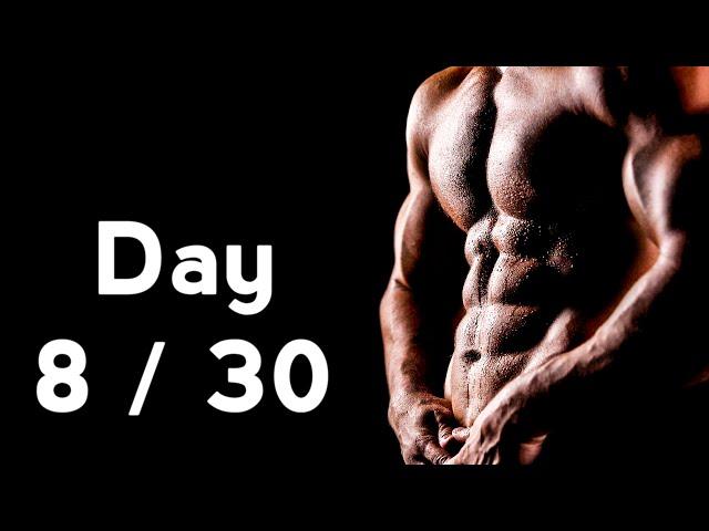 30 Days Six Pack Abs Workout Program Day: 8/30