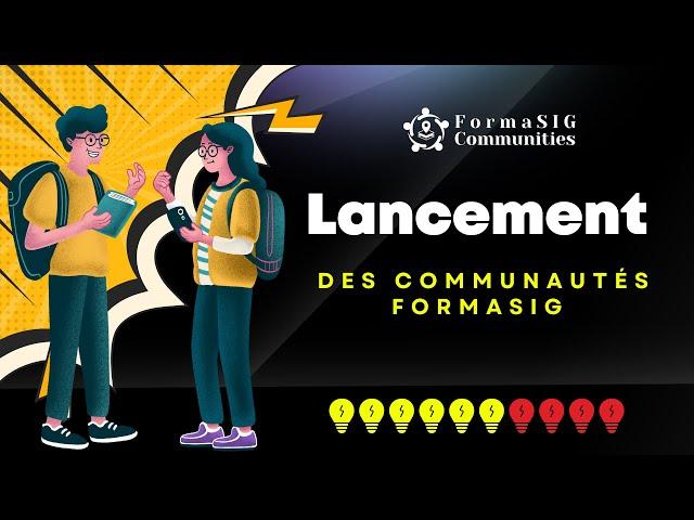 Lancement des Communautés FormaSIG : Une Nouvelle Ère de Collaboration et d'Apprentissage