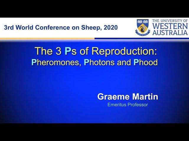 The 3Ps of reproduction Pheromones, Photons and Phood by Graeme Martin