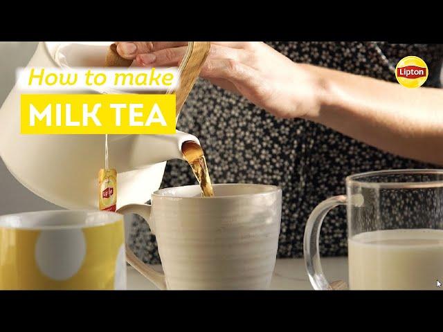 How to Make Milk Tea with Lipton