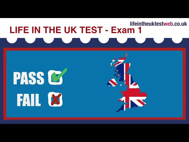  Life in the UK Test - EXAM 1 UPDATED - British Citizenship practice tests 2024 