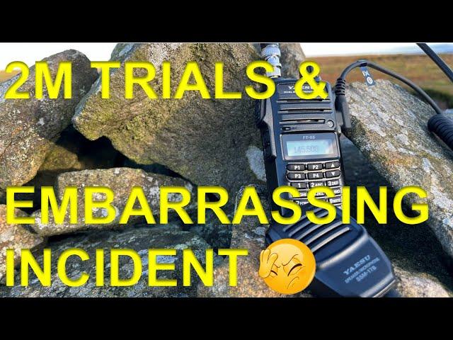 New 2m Antenna Trial & Embarrassing Incident!