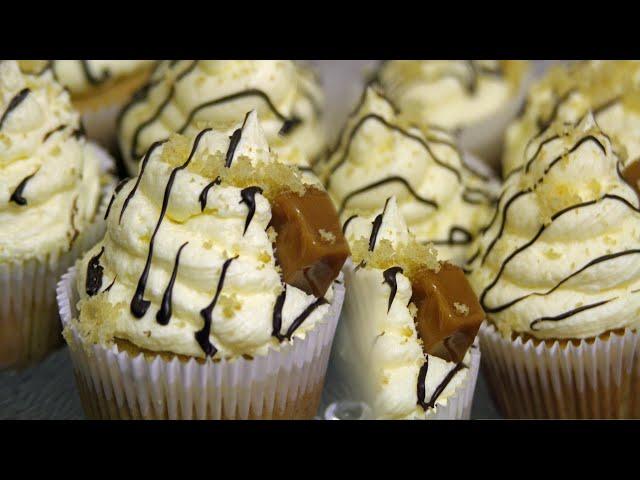 Salted Caramel Cupcakes | Craving for Baking