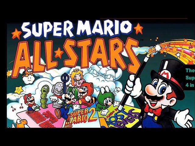 Super Mario All-Stars (SNES) Mario 1 2 3 Full Games - Mike Matei Live