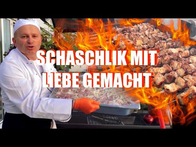 Schaschlik mit Liebe gemacht! Besonderes Rezept