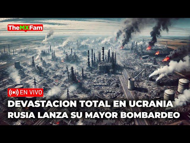 Devastación Total en Ucrania: Rusia Lanza Su Mayor Bombardeo en Tres Regiones | TheMXFam