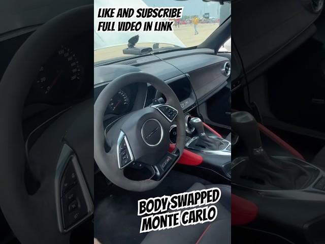  1987 Monte Carlo SS Body Swap Transformation! #montecarlo #bodyswap #hotrodpowertour #fyp #viral