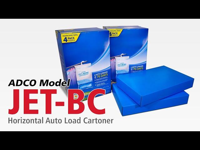 ADCO JET-BC Auto Load Cartoner: Compact, High-Speed & Versatile Packaging Solution