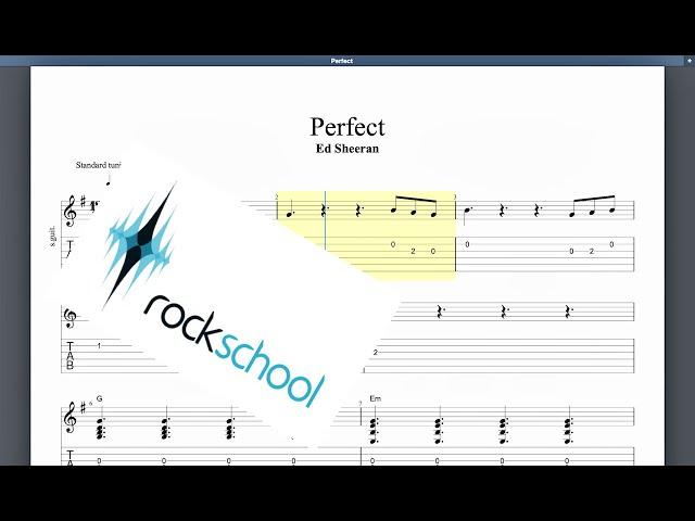 Perfect (Assessed) Rockschool Grade 1 Acoustic Guitar