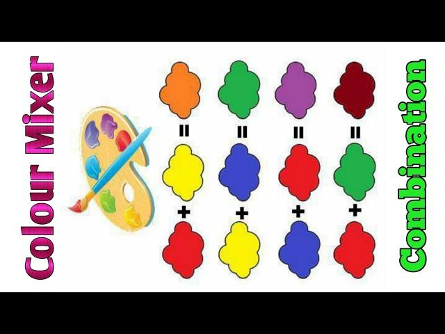 two colour mixing combination // colour mixing // colour combination 2024 // Colour Mixer King