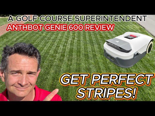 The Future of Lawn mowing is Here!  Anthobot Genie 600 Lawnmower Review!