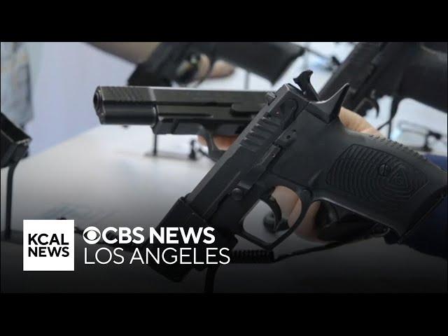 KCAL News Investigates: Study sparks concern about where police are buying guns from