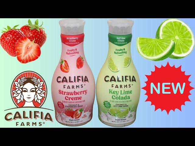 Califia Farms: Strawberry Crème & Key Lime Colada Review