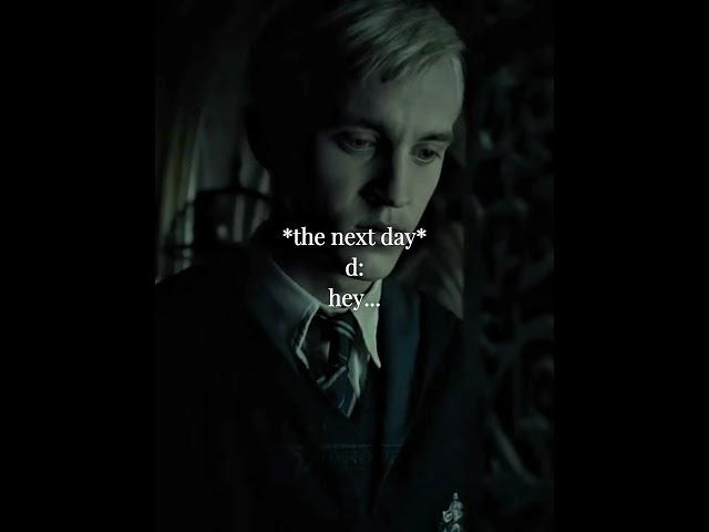 #pov: y/n secures a second date w/ draco | cr: @mr.spicygremlin