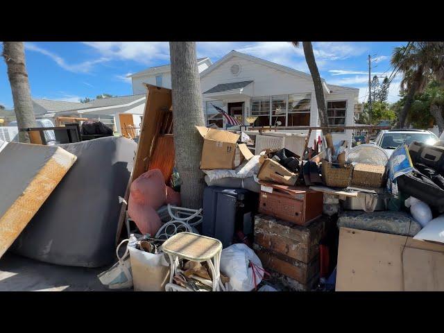 St. Pete Beach, Florida Hurricane Helene Aftermath Destruction