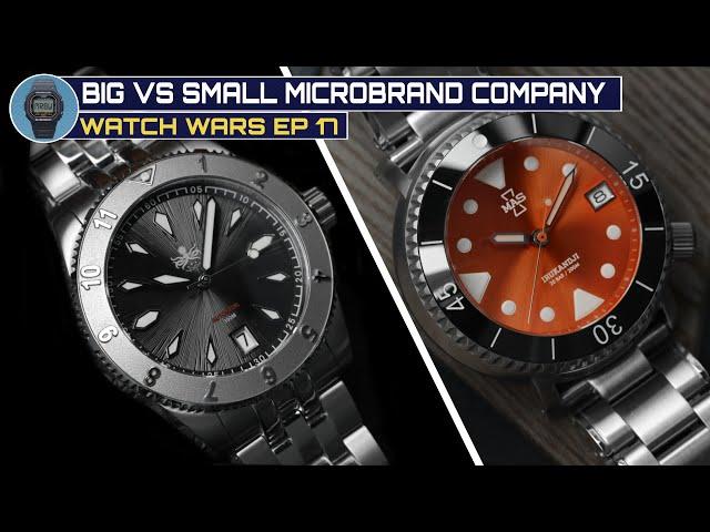 MAS Irukandji Vs Phoibos Voyager V2 | Big Vs Small Microbrand