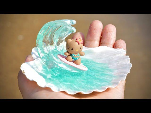 Making a Surfing Hawaiian Kitty