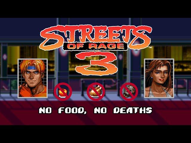 Streets of Rage 3 No Death NO FOOD Coop by King iOpa & FinalCrashSoR3