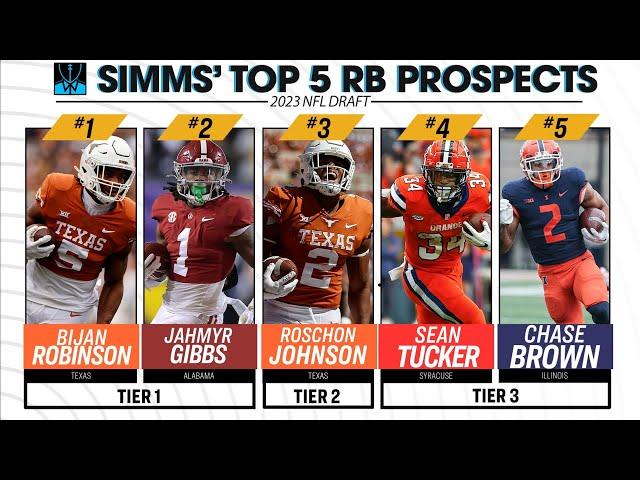 NFL Draft 2023 rankings: Analyzing top five RB prospects | Chris Simms Unbuttoned | NFL on NBC