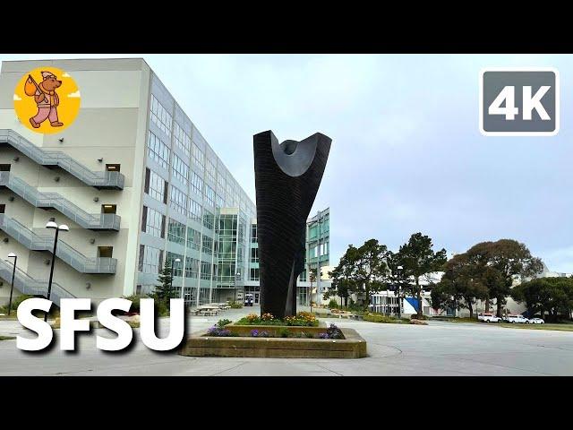 SFSU Campus Walking Tour 4K 3-D Audio | San Francisco State University