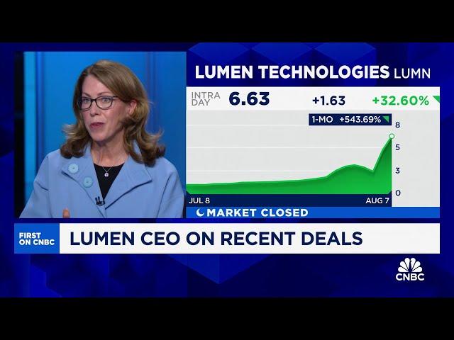 Lumen CEO Kate Johnson: We're building the backbone of the AI economy