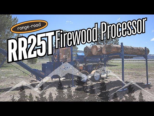 Range Road RR25T Firewood Processor in Action!