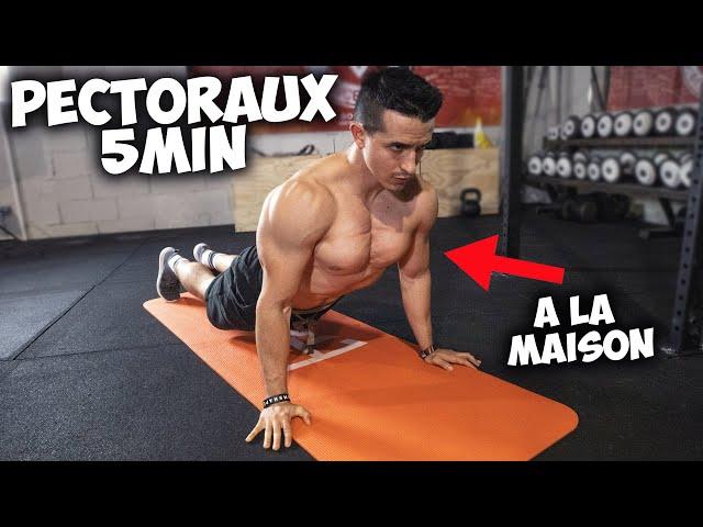 5minutes Chest workout at home no equipment (intense)