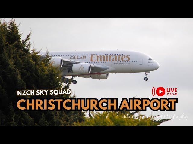  Live Plane Spotting @ Christchurch Airport W/Sean, Kevin From WFL and Mike from NZ1 Aviation!