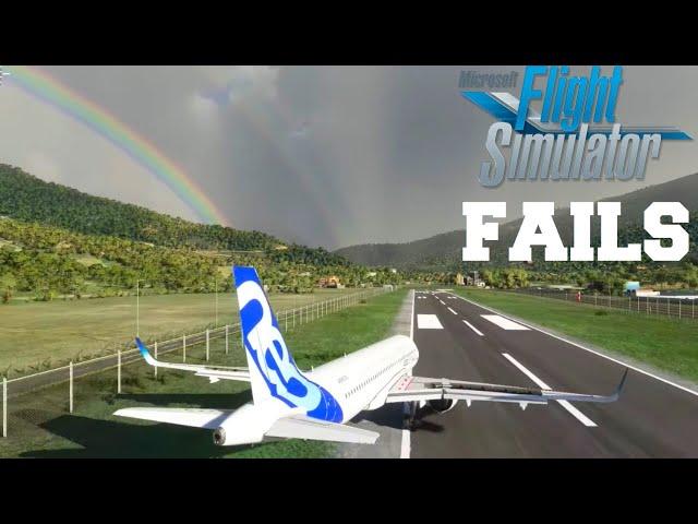 FUNNIEST Microsoft Flight Simulator 2020 FAILS