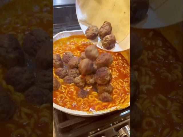 Homemade spaghettiOs #shorts