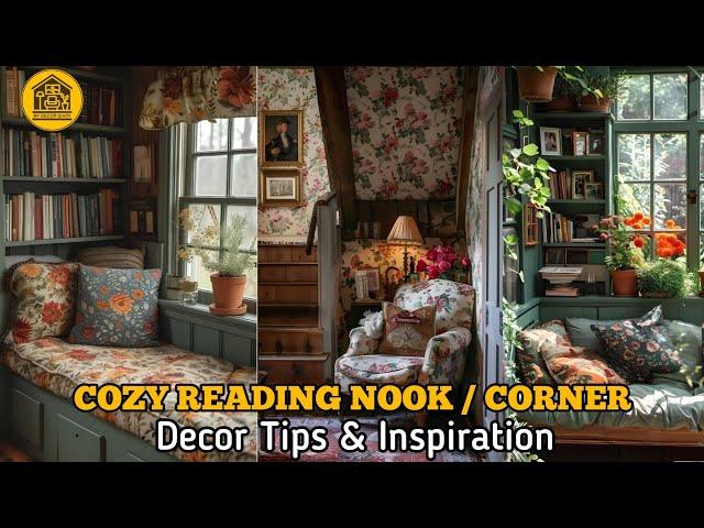 (NEW) COZY COTTAGE READING NOOK ON SMALL SPACES: How to mix Vintage & Modern Decor Ideas to Motivate