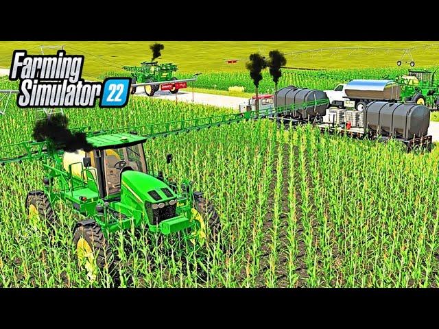 I SPENT $100,000 TO SPRAY MY FIELDS | Farming Simulator 22