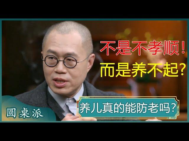 养儿真的能防老吗？养老成本比教育成本还高？情感投入才是最大难题？#窦文涛 #梁文道 #马未都