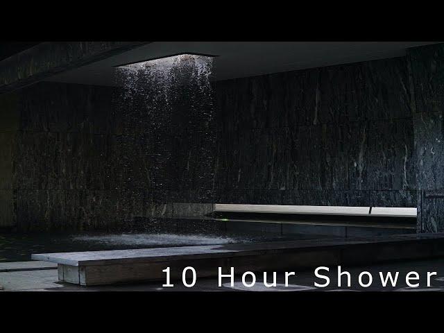 10 Hours of Shower, Rain Sounds for Relaxing Sleep, insomnia, Meditation, Study, PTSD