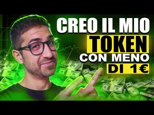 CREO il mio TOKEN con meno di 1€   (esempio reale super replicabile)