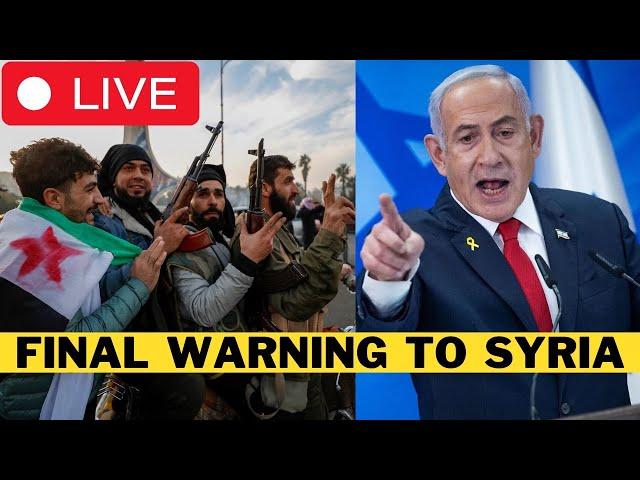  LIVE: Israel Threaten Syria’s New Islamists