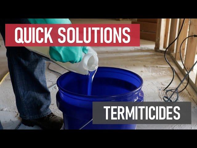 Quick Solutions: What are Termiticides?