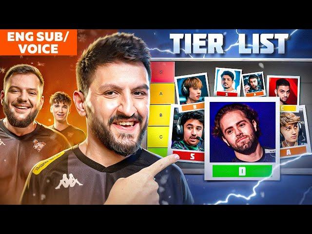 JOYSTICK, ALWAYS, P4SH4, SHEPPARD, AND DAN-_- CREATE A TIER LIST R6 PLAYERS | VIRTUS.PRO R6S (EN)