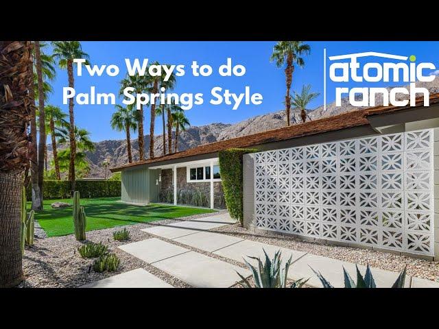 Palm Springs Style