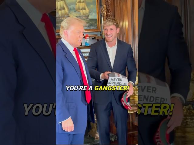  Donald Trump Gifts Logan Paul His Mugshot