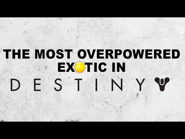 "The Most OVERPOWERED Gun in Destiny 2 History!!" 