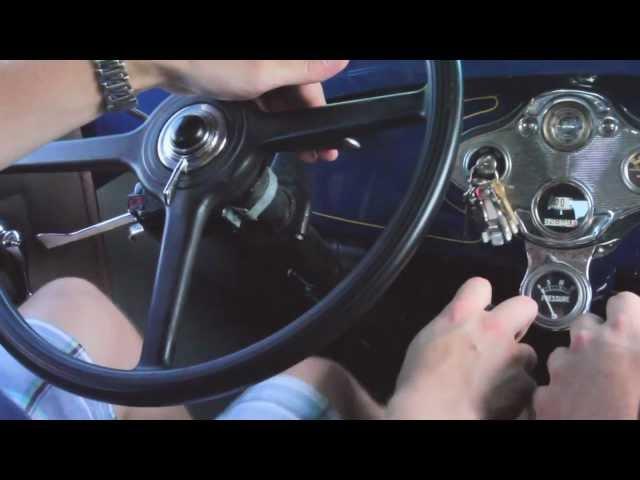 Learning to drive a manual in a 1930 Model A