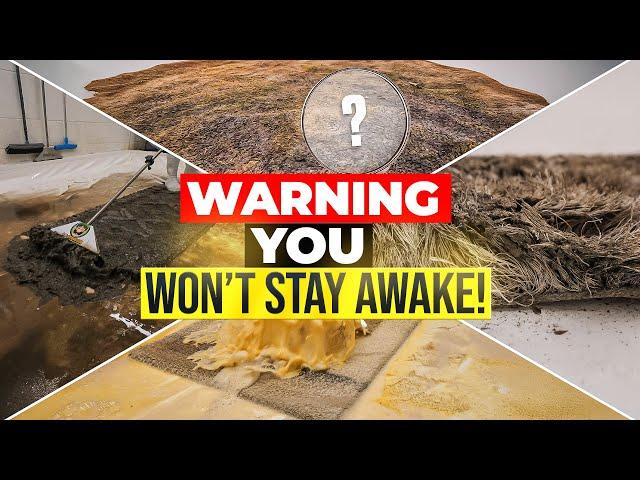 WARNING: You Won't Stay Awake!  6-Hour Rug Cleaning Compilation for Sleep