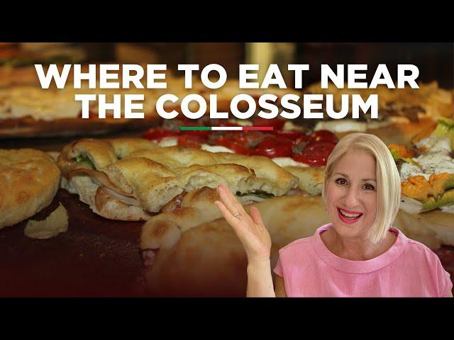 Where to eat near the Colosseum - pizza, pasta, gelato, and more!