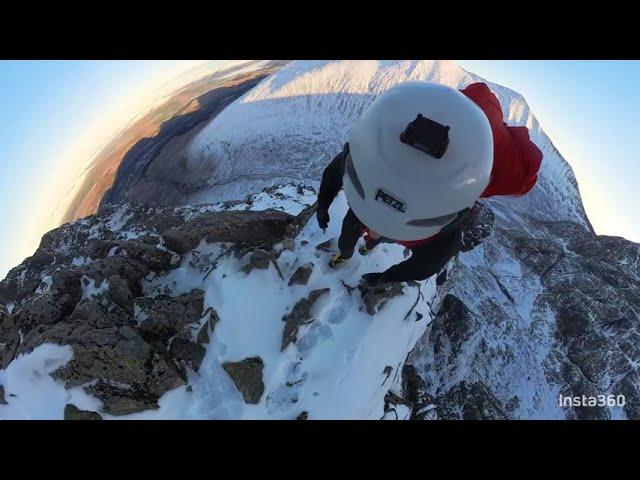 Ben Nevis, Ledge route - hike and fly