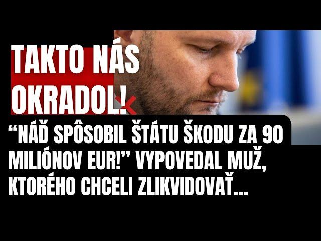 Prasklo to! Uniklo škandalózne VIDEO! “Jaroslav Naď spôsobil škodu za 90 miliónov”