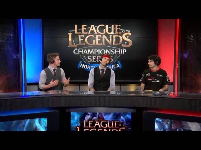 TSM vs Dignitas Game 2 post-match Analyst desk with Prolly | NA LCS Summer 2014 Playoffs