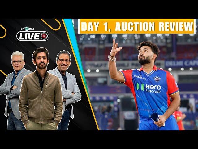 Cricbuzz Live: IPL 2025 Mega Auction Review Day 1 ft. Harsha Bhogle & Joy Bhattacharjya