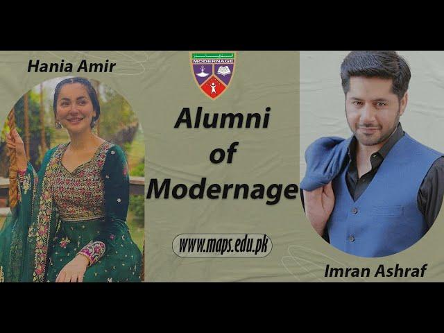 Imran Ashraf and Hania Amir | Alumni of Modernage